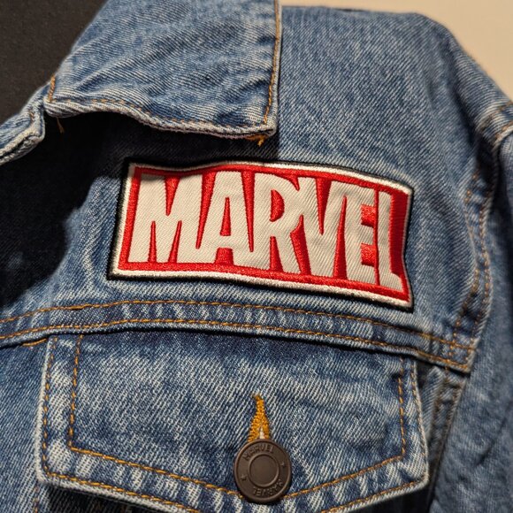 Marvel SDCC 2023 Exclusive Denim Jacket — Distressed Jean Jacket — Rare Limited - Picture 3 of 9